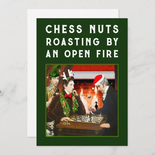 Grappig kerstfeestkaartjes (Voorkant / Achterkant)