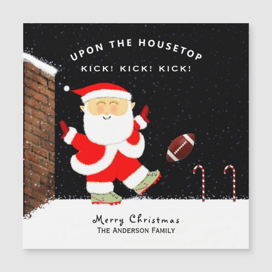 Grappig kerstfeestkaartjes (Voorkant)