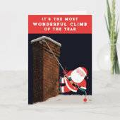 Grappig kerstfeestkaartjes feestdagen kaart (Voorkant)