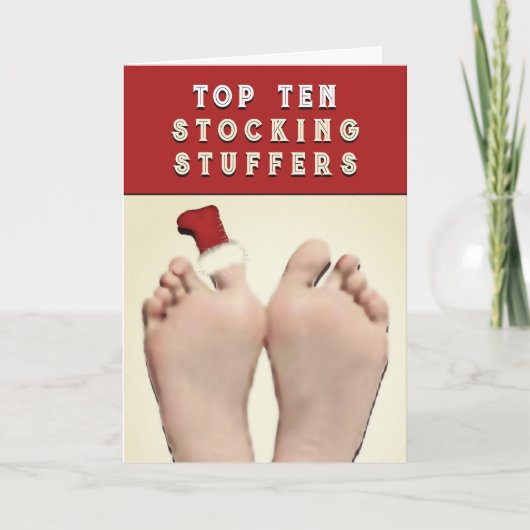 Grappig kerstfeestkaartjes feestdagen kaart (Voorkant)