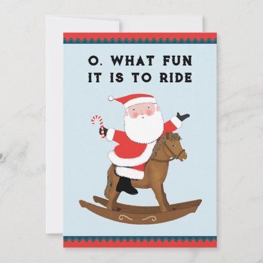 Grappig kerstfeestkaartjes feestdagenkaart (Voorkant)