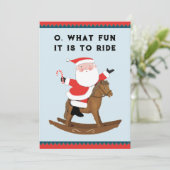 Grappig kerstfeestkaartjes feestdagenkaart (Staand voorkant)