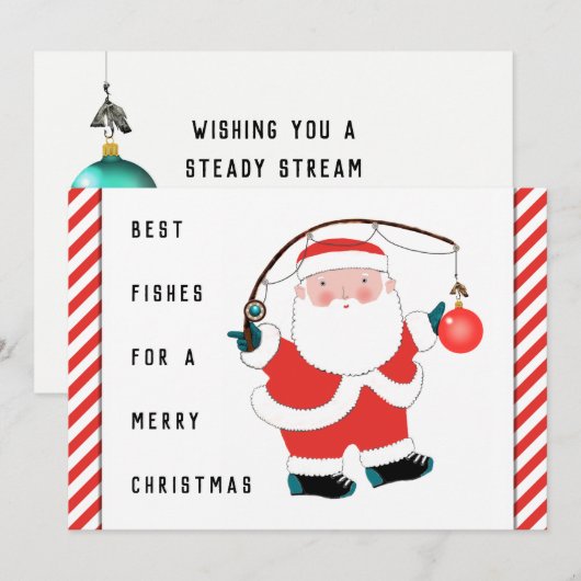 Grappig kerstfeestkaartjes feestdagenkaart (Voorkant / Achterkant)