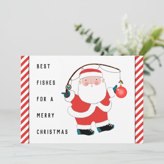 Grappig kerstfeestkaartjes feestdagenkaart (Staand voorkant)