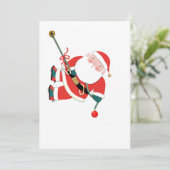 Grappig kerstfeestkaartjes feestdagenkaart (Staand voorkant)