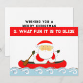 Grappig kerstfeestkaartjes feestdagenkaart (Voorkant / Achterkant)