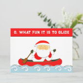 Grappig kerstfeestkaartjes feestdagenkaart (Staand voorkant)