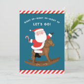 Grappig kerstfeestkaartjes feestdagenkaart (Staand voorkant)