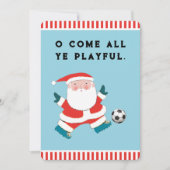 Grappig kerstfeestkaartjes feestdagenkaart (Voorkant)