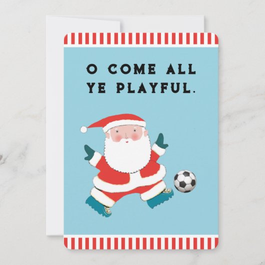 Grappig kerstfeestkaartjes feestdagenkaart (Voorkant)