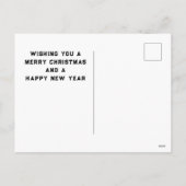 Grappig kerstfeestkaartjes feestdagenkaart (Achterkant)