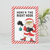 Grappig kerstfeestkaartjes feestdagenkaart (Staand voorkant)