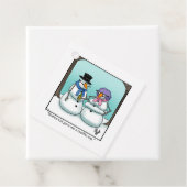 Grappig kerstfeestmaal cadeauLabels Bedankjes Labels (In situ)