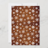 Grappig kerstfoto-Baby Het is koud buiten Feestdagenkaart (Achterkant)