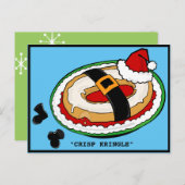 GRAPPIG KERSTFRISSE KRINGLE BRIEFKAART (Voorkant / Achterkant)