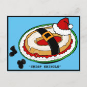 GRAPPIG KERSTFRISSE KRINGLE BRIEFKAART (Voorkant)