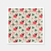 Grappig kerstgebak servet (Voorkant)