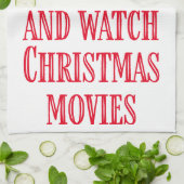 Grappig kerstgebakken Gezegde Rustige stijl Rood Theedoek (Gevouwen)