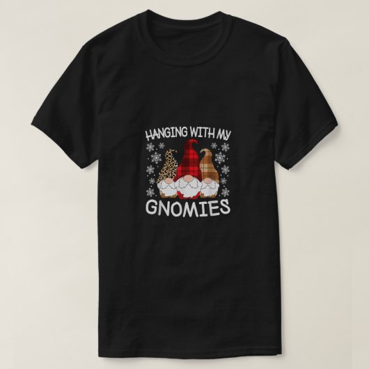 Grappig kerstgeit met mijn Mannen van Gnomen T-shirt (Design voorkant)