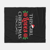 Grappig kerstGezegden Fleece Deken (Voorkant (Horizontaal))