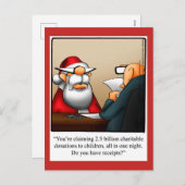 Grappig kerstHumor Briefkaart (Voorkant / Achterkant)