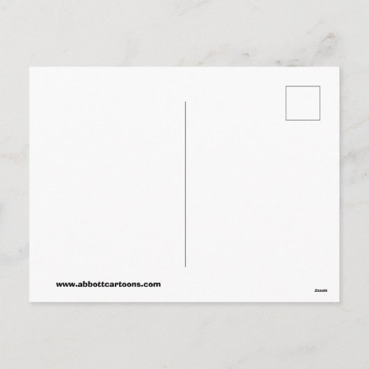 Grappig kerstHumor Briefkaart (Achterkant)