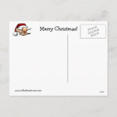 Grappig kerstHumor Briefkaart (Achterkant)