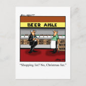 Grappig kerstHumor Briefkaart (Voorkant)