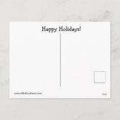 Grappig kerstHumor Briefkaart (Achterkant)