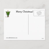 Grappig kerstHumor Briefkaart (Achterkant)