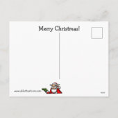 Grappig kerstHumor Briefkaart (Achterkant)