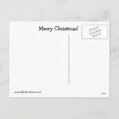 Grappig kerstHumor Briefkaart (Achterkant)