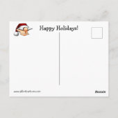 Grappig kerstHumor Briefkaart (Achterkant)