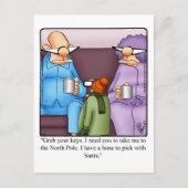 Grappig kerstHumor Briefkaart (Voorkant)