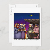 Grappig kerstHumor Briefkaart (Voorkant / Achterkant)