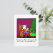 Grappig kerstHumor Briefkaart (Staand voorkant)