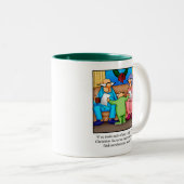 Grappig kerstHumor Mok Gift (Voorkant rechts)