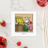 Grappig kerstHumor Napkins Servet (Insitu)
