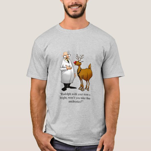 Grappig kerstHumor Tee Shirt (Voorkant)