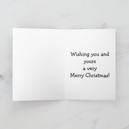 Grappig kerstHumor Wenskaart Feestdagen Kaart (Binnen)