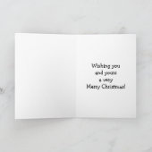 Grappig kerstHumor Wenskaart Feestdagen Kaart (Binnen)