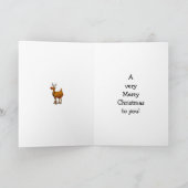 Grappig kerstHumor Wenskaart Feestdagen Kaart (Binnen)