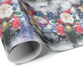 Grappig kerstinpakpapier Happy Friends Cadeaupapier (Rol Hoek)