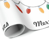 Grappig kerstinpakpapier met sprookjesstof cadeaupapier (Rol Hoek)