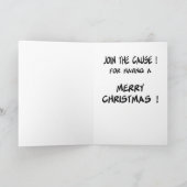 Grappig kerstkaarten: Pro-Snow Feestdagen Kaart (Binnen)