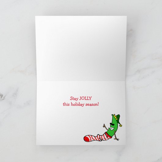 Grappig kerstKaarten | Vrijdag van de Banaan Feestdagen Kaart (Binnen)