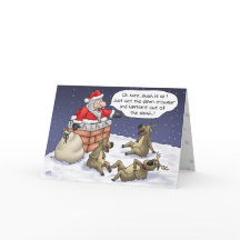 Grappig kerstkaartjes: eend
