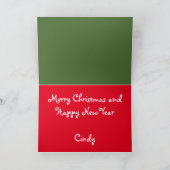 Grappig kerstkaartjes - Gepersonaliseerd - cadeaus Feestdagen Kaart (Binnen)