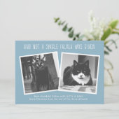 Grappig kerstkaartjes voor eigenaars van Naughty P Feestdagenkaart (Staand voorkant)