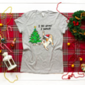 Grappig kerstkat doe wat ik wil t-shirt